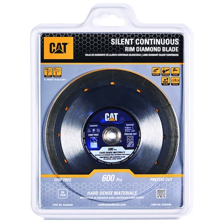 Caterpillar 600 Pro Tile-Hard Dense Materials 7-In Blade 180mm DA33504U